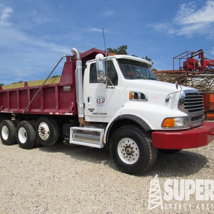 (x) 2008 STERLING 8x4 16-YD 4-Axle Dump Truck, VIN