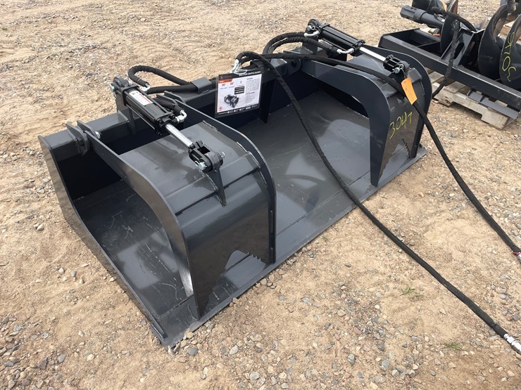 #3047-•-unused-2025-wolverine-skid-steer-grapple-bucket-attachment-image-4