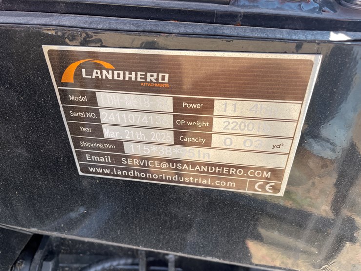 #9291-•-unused-2025-landhero-mini-excavator-image-5