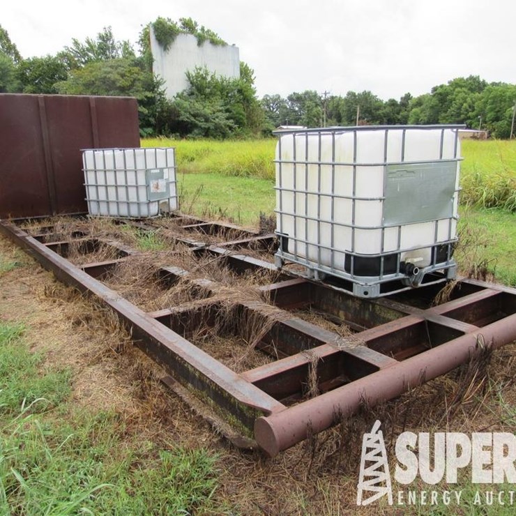 6'H x 7'6"W x 12'6"L 102-Bbl Reverse Tank, Mtd on