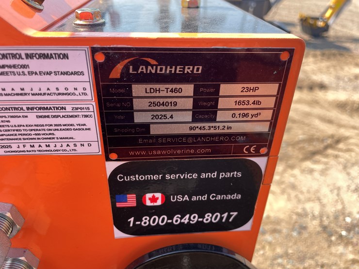 #9289-•-unused-2025-landhero-mini-skid-steer-loader-image-9