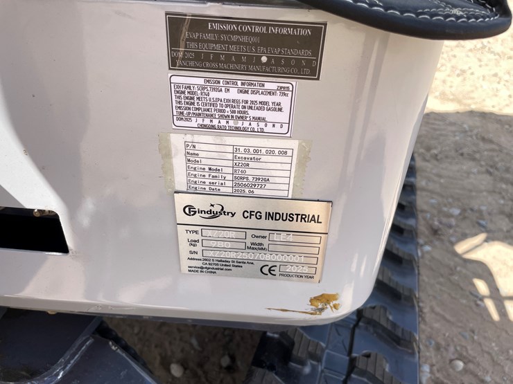 #9432-•-2025-unused-cfg-mini-excavator-image-8