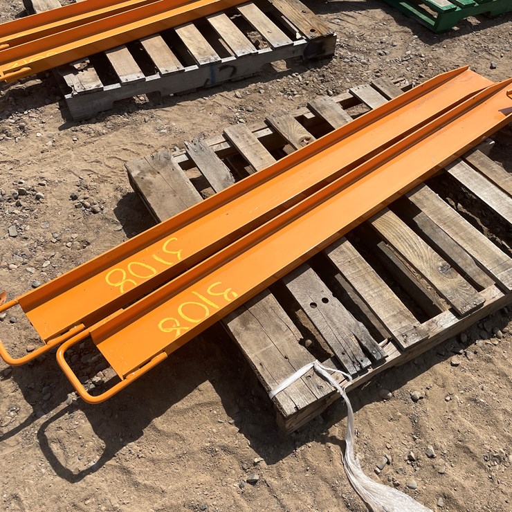 #3108 • Unused 2025 Wolverine Skid Steer Pallet Fork Extensions