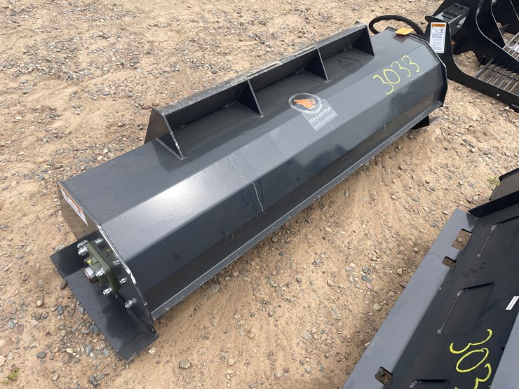 #3033-•-unused-2025-wolverine-skid-steer-hydraulic-rotary-tiller-attachment-image-4