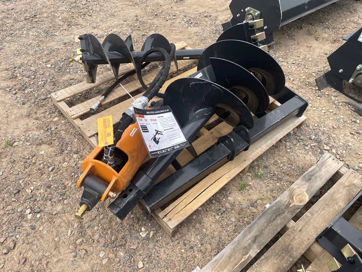 #3039-•-unused-2025-wolverine-skid-steer-auger-drive-and-bit-attachment-image-1