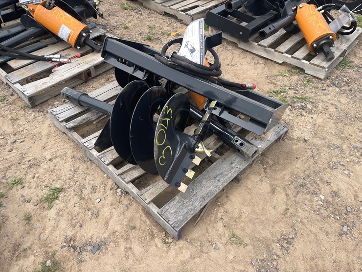 #3043-•-unused-2025-wolverine-skid-steer-auger-drive-and-bit-attachment-image-3