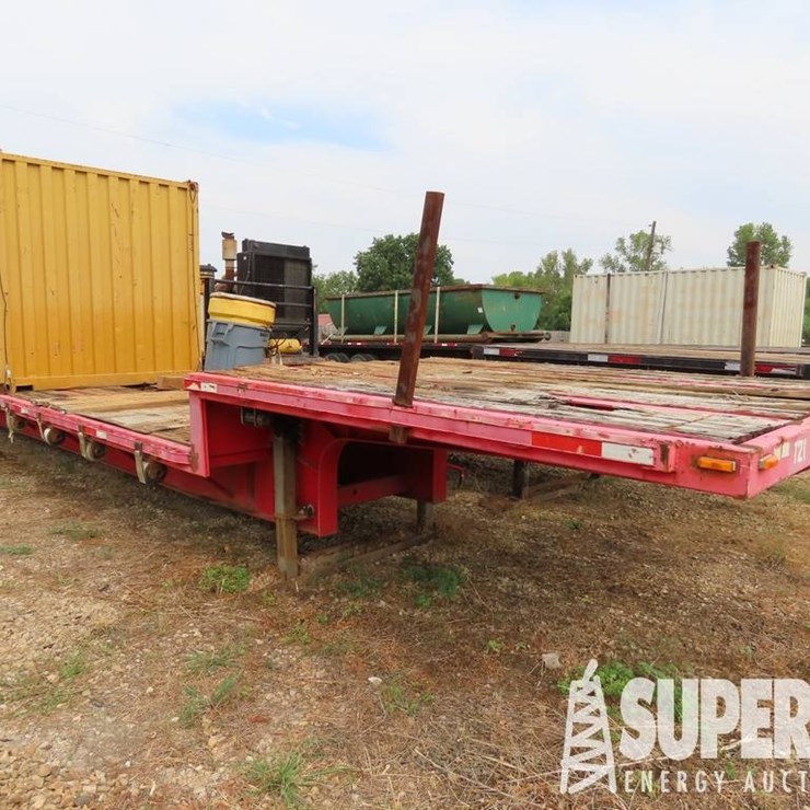 (x) (1-45) 2000 NABORS 46'OAL T/A Drop Deck Tool ...