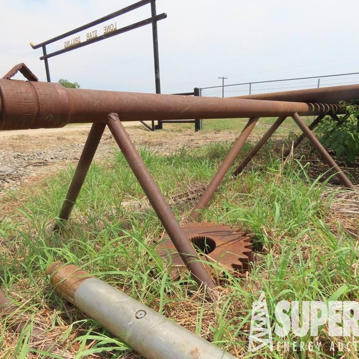 (1-58) (2) 36"H x 30'L Triangular Pipe Racks NOTE...