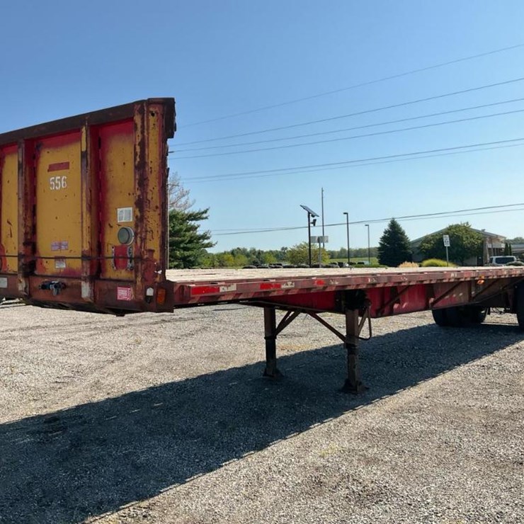 1985 FRUEHAUF FLATBED