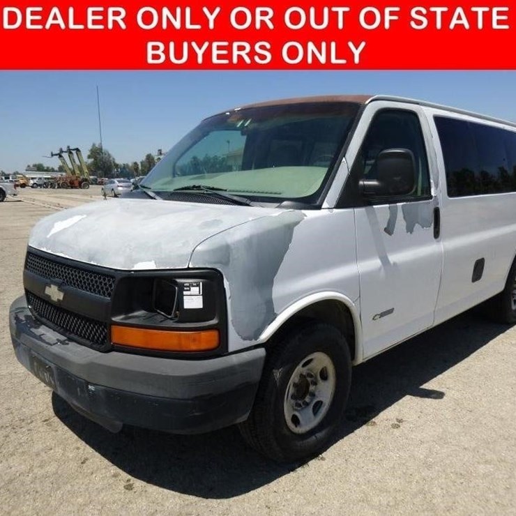 2003 CHEVROLET EXPRESS 2500