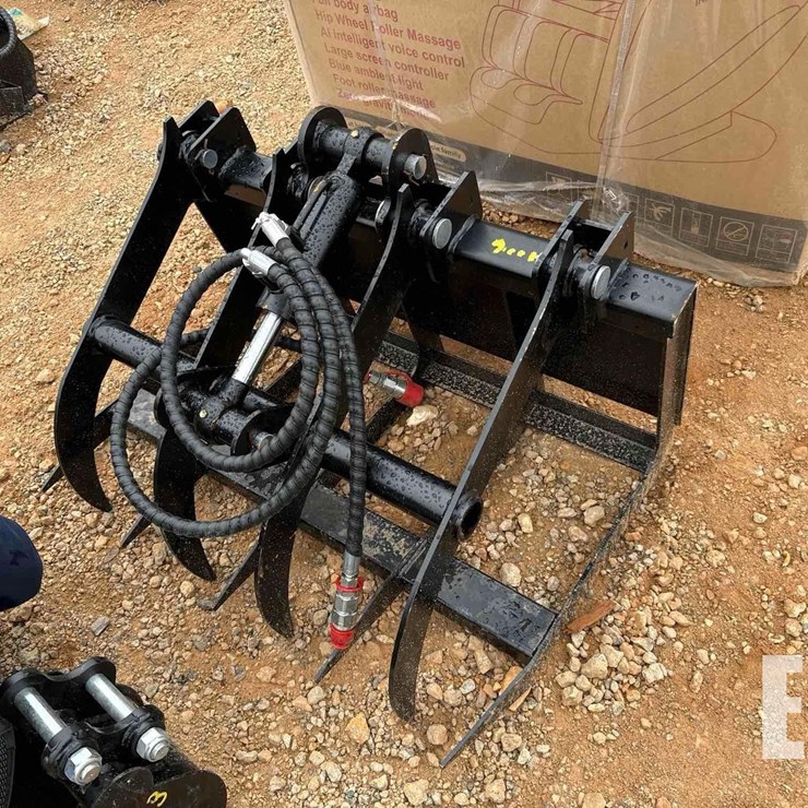 IRANCH MINI SKID STEER ROOT GRAPPLE BUCKET ATTACHM