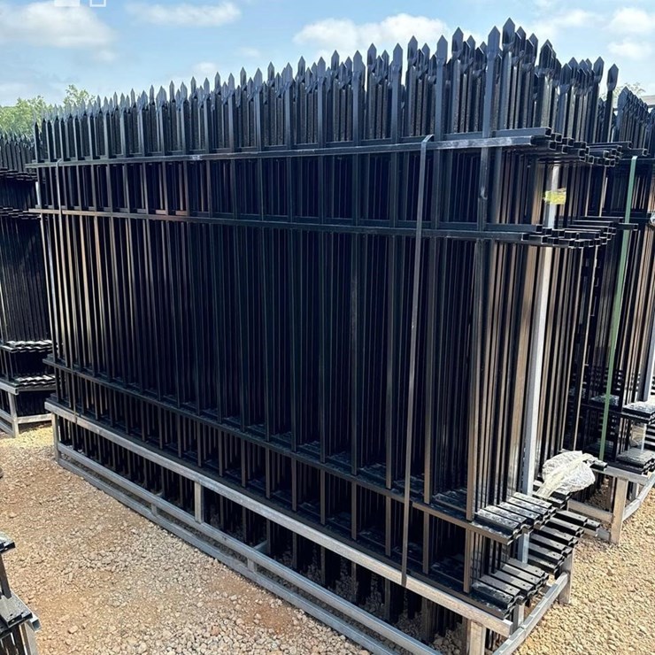 HURRICANE 10FT WROUGHT IRON SITE FENCE