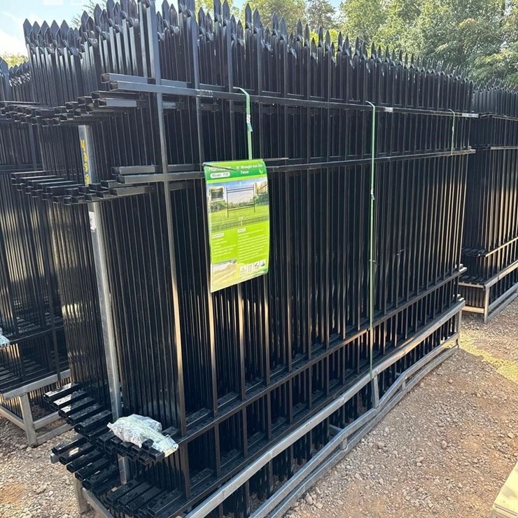 HURRICANE 10FT WROUGHT IRON SITE FENCE