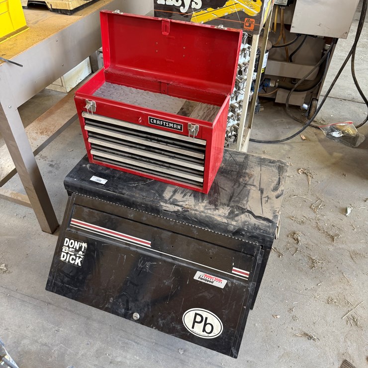 #130 • 12-Drawer Roller Slide Tool Box & Craftsman Portable 4-Drawer Craftsman Tool Box