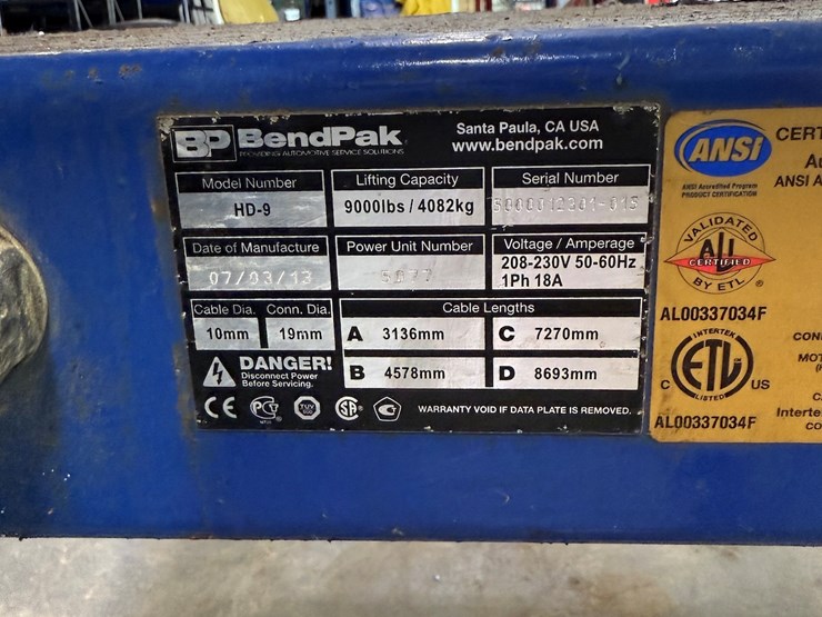 #108-•-2013-bendpak-hd-9-4-post-auto-lift-image-7