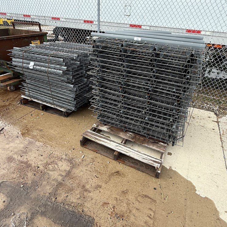 #39 • (2) Pallets of Steel Mesh Pallet Floors