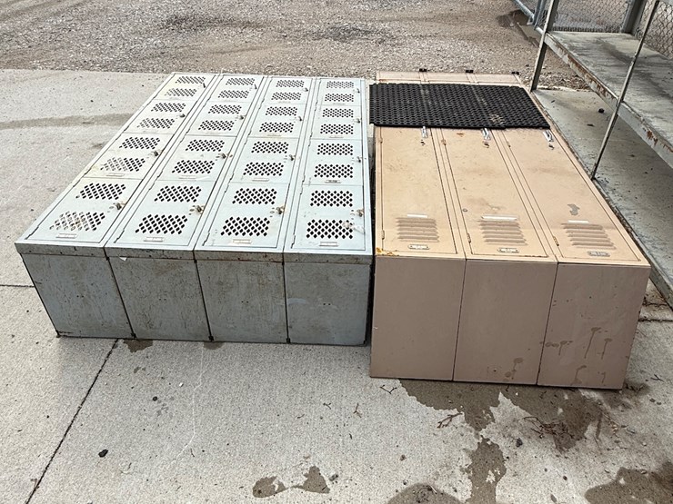 #43-•-(6)-sets-of-steel-lockers;-shelving;-concrete-expansion-joint-fillers-image-2