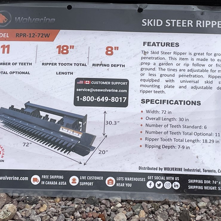 #2021 • Skid Steer Ripper