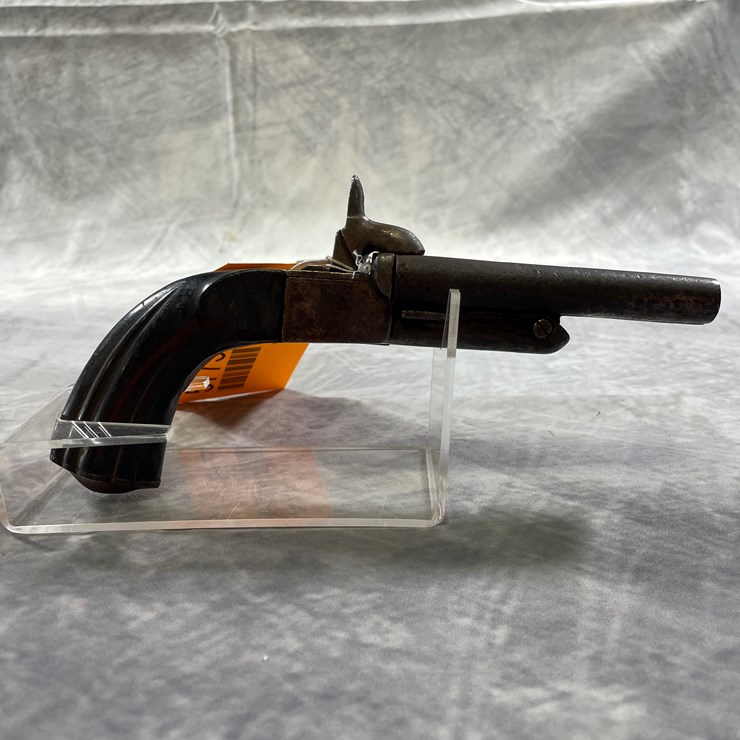 #5775 • Antique Double Barrel Break Action Pistol (Downing, WI)
