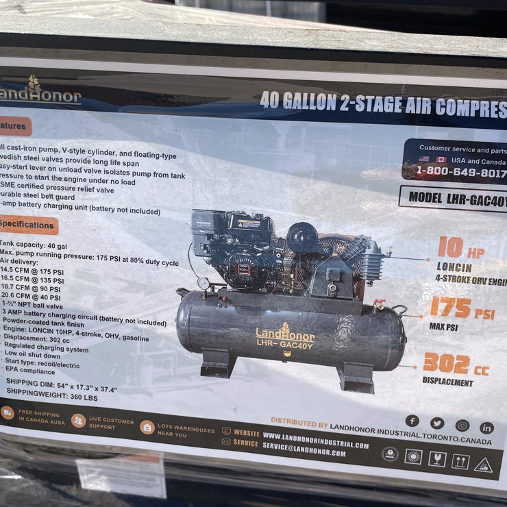 #2039 • 40-Gallon Air Compressor