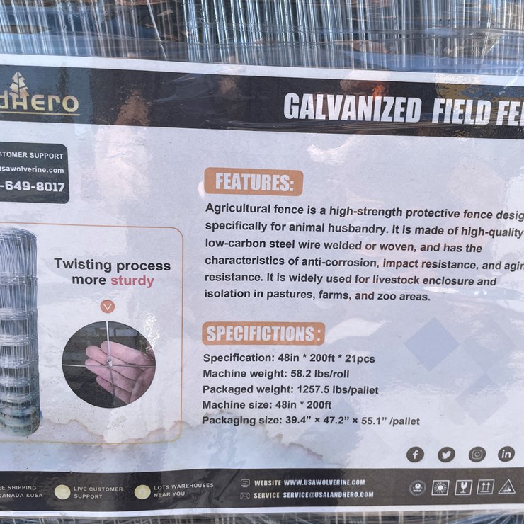 #2042 • Galvanized Fence