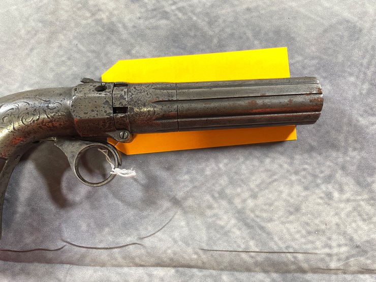 #5772-•-robbins-and-lawrence-pepperbox-repeater-pistol-sn:-6221-(downing,-wi)-image-4