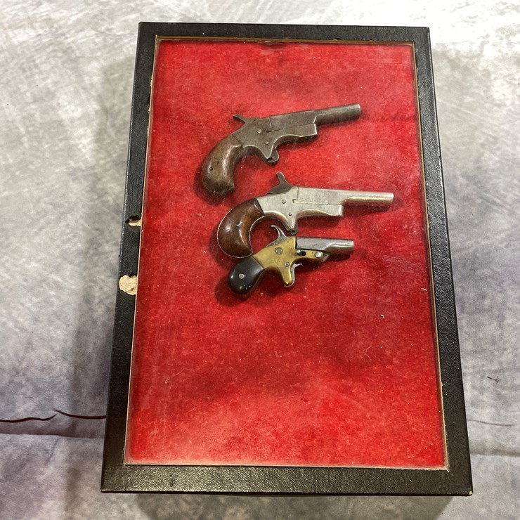 #5782 • Yankee Boy Miniature Pistol and (2) Other Antique Miniature Pistols (Downing, WI)
