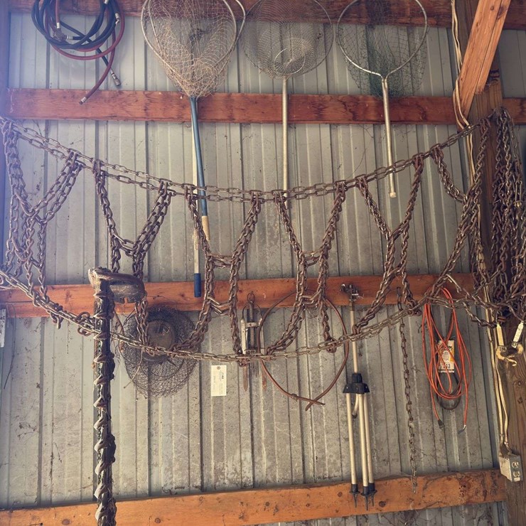 Tractor Tire Chains - Possibly for 16.9x28 Tires (Chains only, no other ite