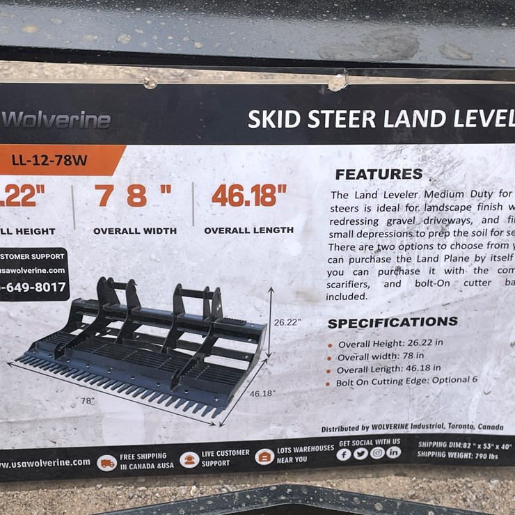 #2020 • Skid Steer Land Leveler