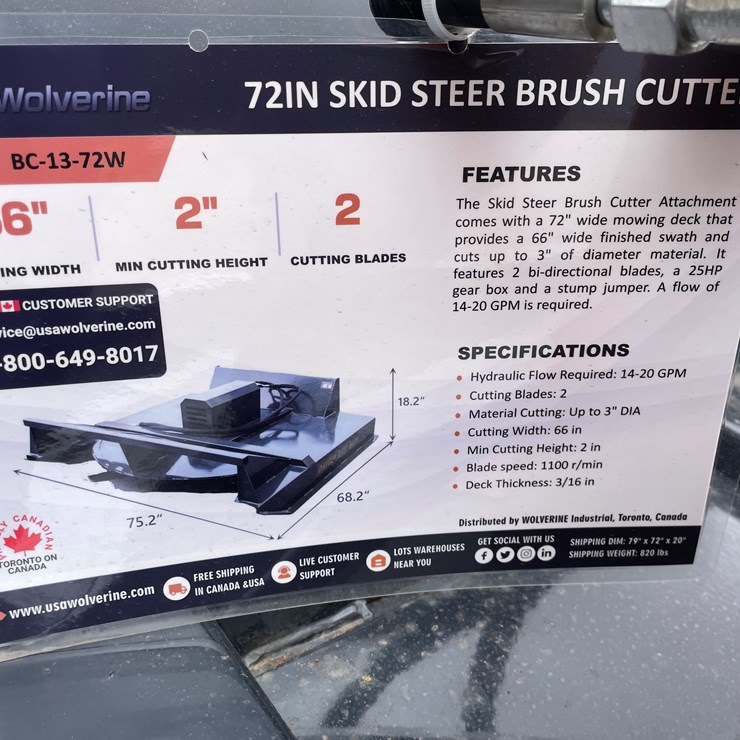 #2000 • Skid Steer Brush Cutter