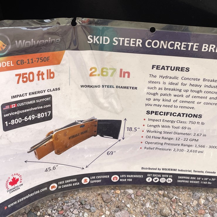 #2017 • Skid Steer Concrete Breaker