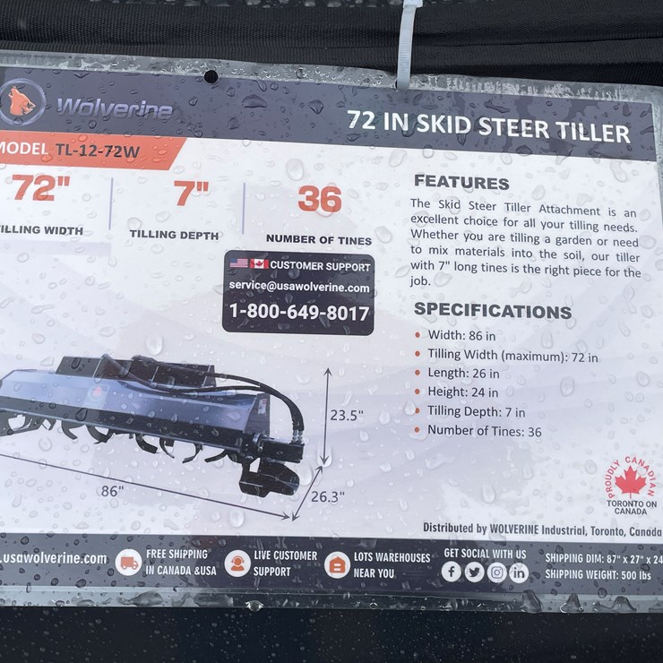 #2025 • Skid Steer Tiller