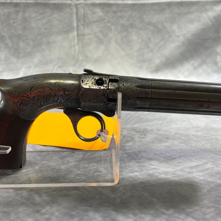 #5772 • Robbins and Lawrence Pepperbox Repeater Pistol SN: 6221 (Downing, WI)