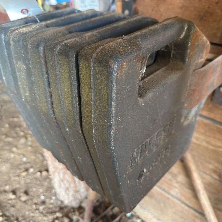 (5) Kubota 55lb Suitcase Weights, Selling 5 x $