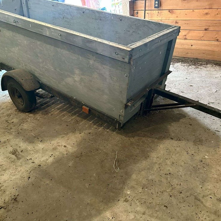 1973 Single Axle Trailer, 8'