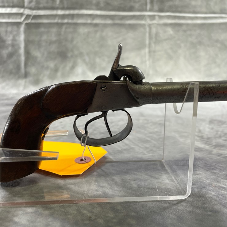 #5770 • Vintage Double Barrel Muzzle Loading Pistol (Downing, WI)