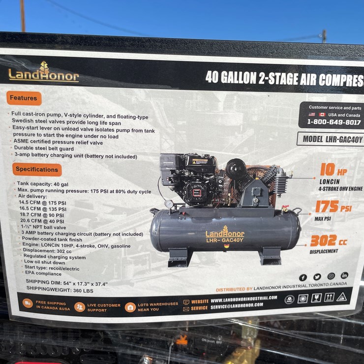 #2038 • 40-Gallon Air Compressor