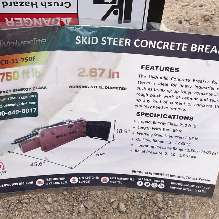 #2018 • Skid Steer Concrete Breaker