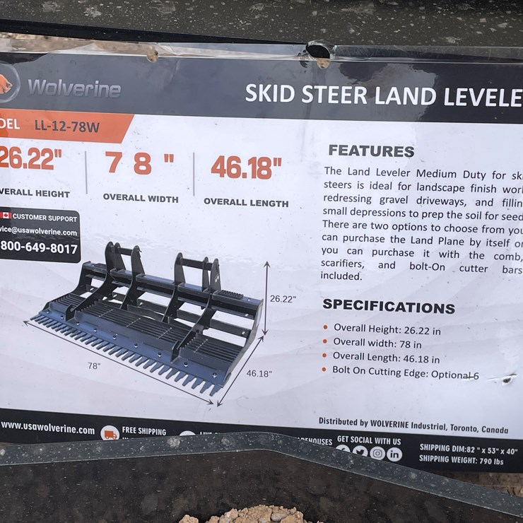 #2019 • Skid Steer Land Leveler