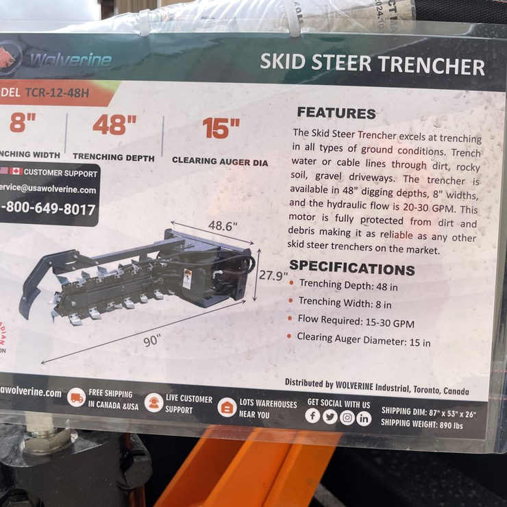 #2012 • Skid Steer Trencher