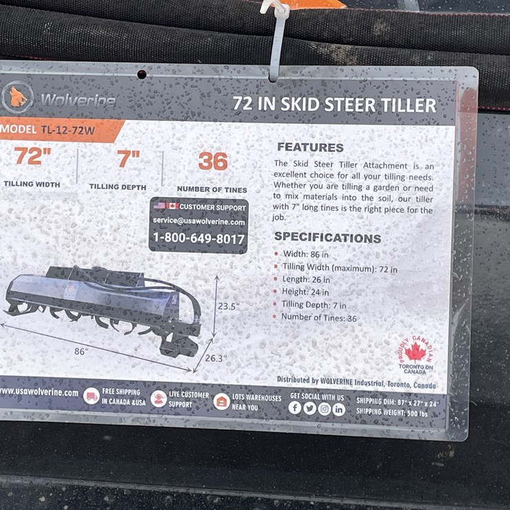 #2009 • Skid Steer Tiller