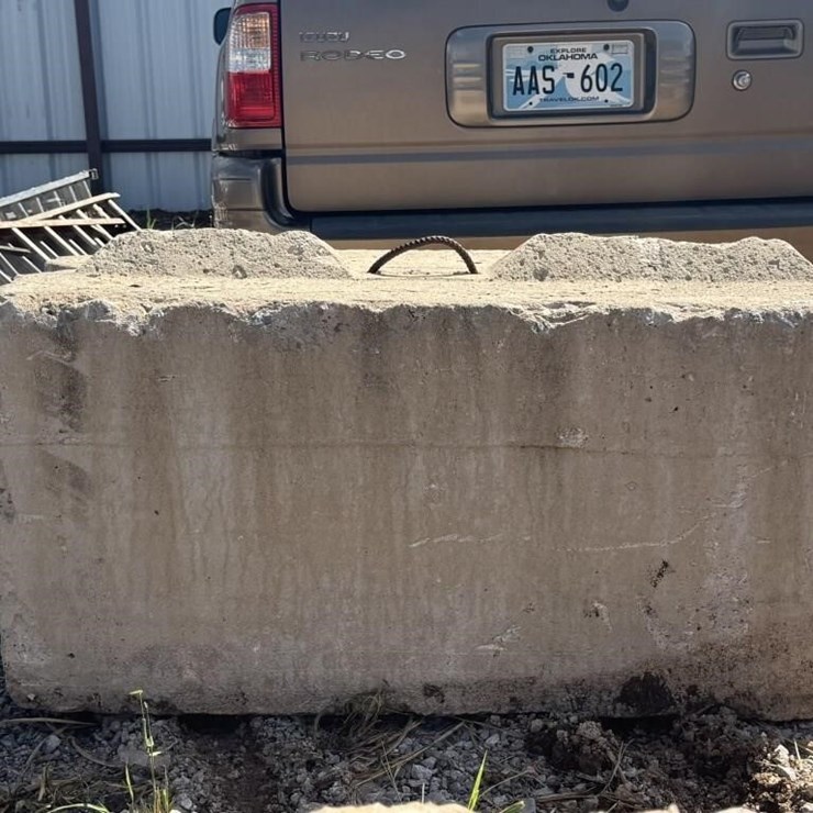 Stackable Concrete Barrier Block