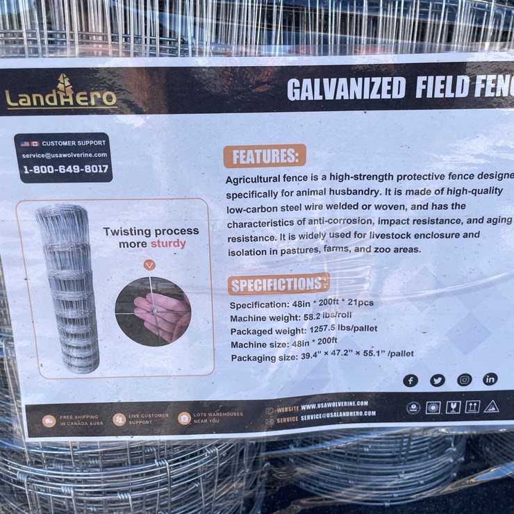 #2043 • Galvanized Fence
