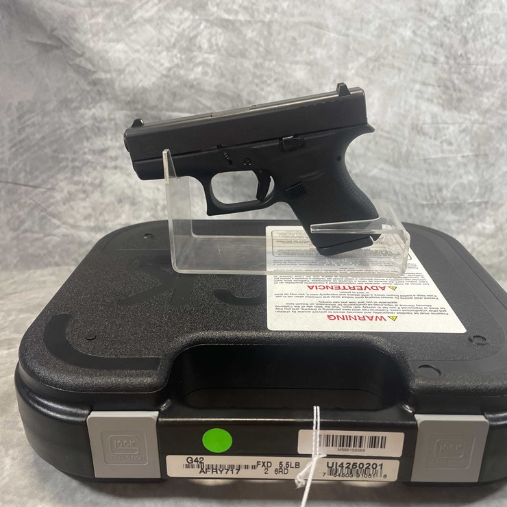 #5148 • Glock G42, 380 Auto Pistol, SN: AFRY717, (Neenah, WI)