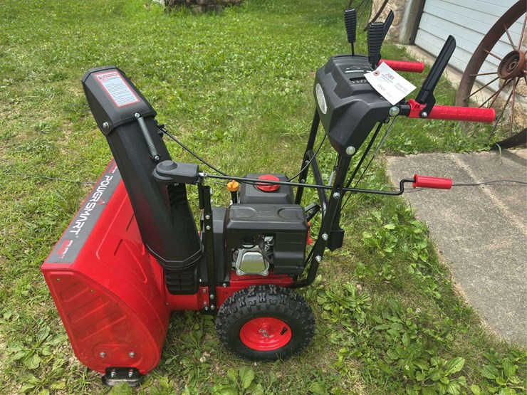 like-new-powersmart-self-propelled-26”-snowblower,-2-stage,-212cc-electric-image-1