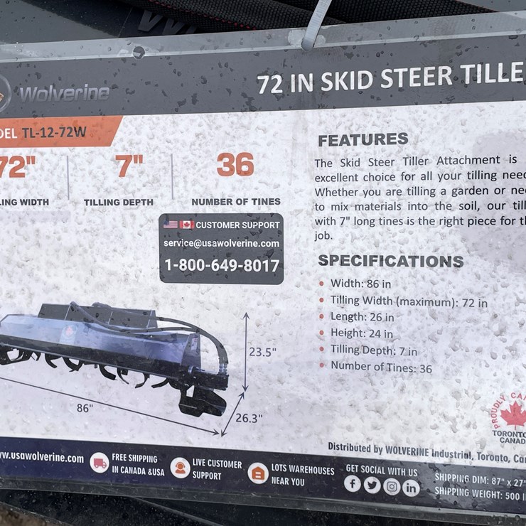 #2007 • Skid Steer Tiller