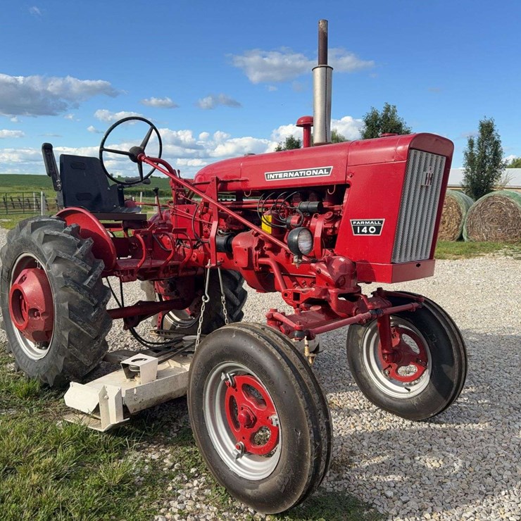 Farmall 140 with Belly Mower