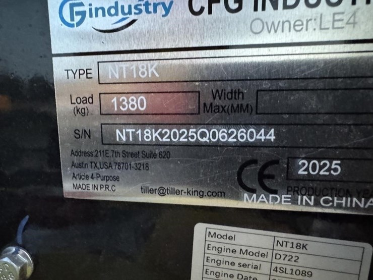cf-industries,-nt18k,15hp-kubota-diesel-mini-image-2