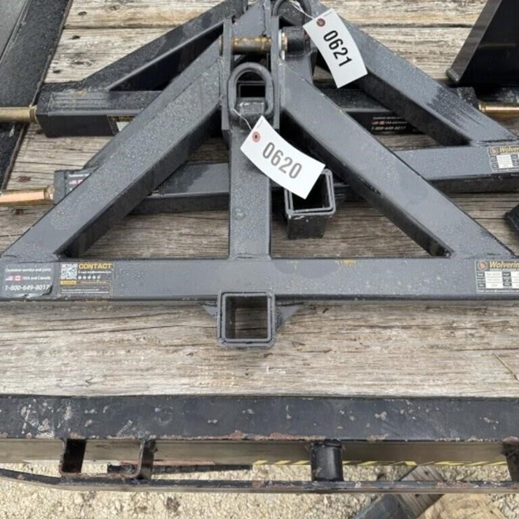 1- Wolverine, TQH-26-02C, 3 point receiver hitch