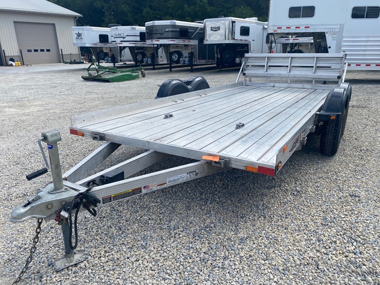 #3016-•-2015-triton-trailers-16'-aluminum-tandem-axle-trailer-(helenville,-wi)-(has-wi-title)-image-1